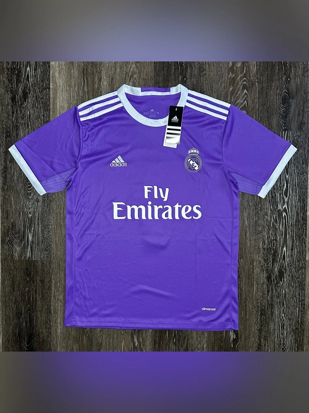 2016-2017 purple Ronaldo 7 Real Madrid away jersey